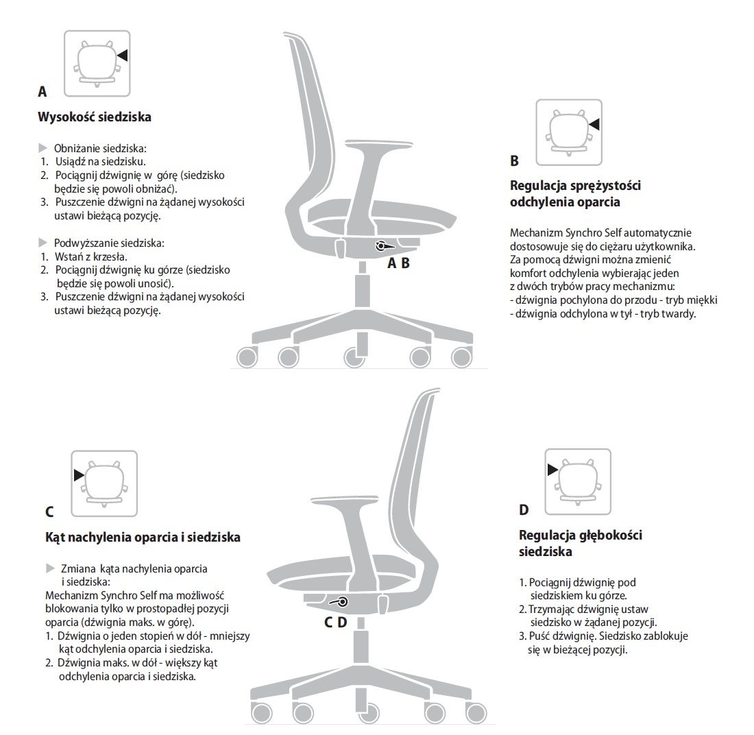 Krzesło obrotowe biurowe LightUP 230 SL to innowacyjne i ergonomiczne rozwiązanie dla osób spędzających wiele czasu przed biurkiem. Krzesło zostało zaprojektowane z myślą o wygodzie i zdrowiu użytkownika, dzięki czemu zapewnia optymalne wsparcie dla ciała podczas długotrwałej pracy siedzącej.